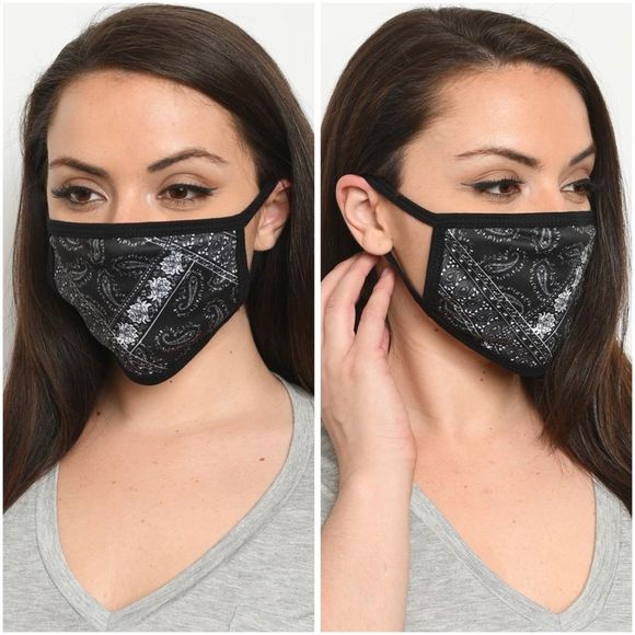 🆕Paisley print mask - Picture 1 of 5